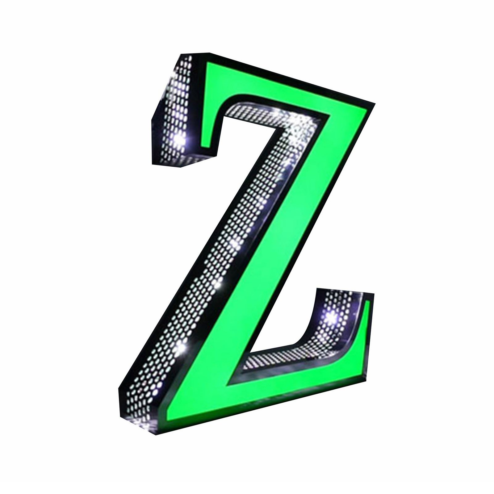 Yan Bant Delikli Kutu Harf Modeli